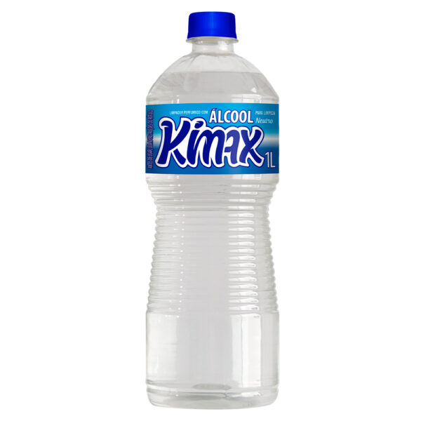 Álcool Kimax Neutro 1 Litro poder de higienização