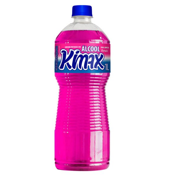 Álcool Kimax Florais 1 Litro poder de higienização