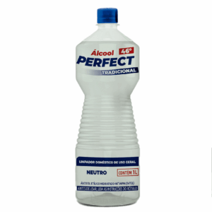 Álcool Perfect 46° INPM 1 Litro Limpeza eficaz com fragrância suave 