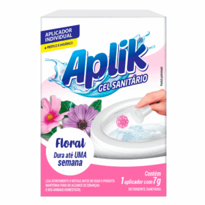 Gel Sanitário Aplik Floral 7g – Praticidade e frescor