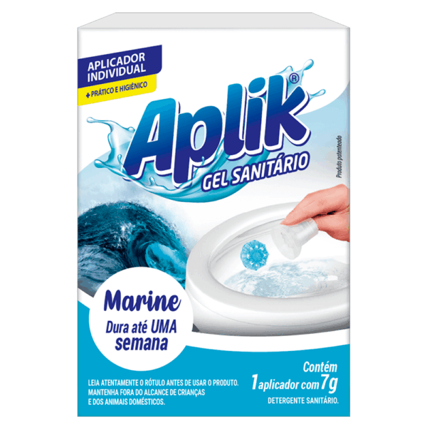 Gel Sanitário Aplik Marine7g – Praticidade e frescor