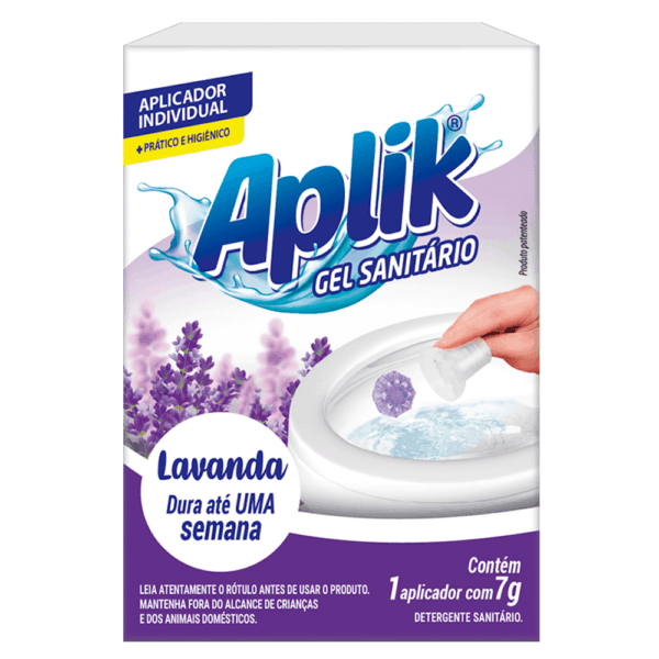 Gel Sanitário Aplik Lavanda 7g – Praticidade e frescor