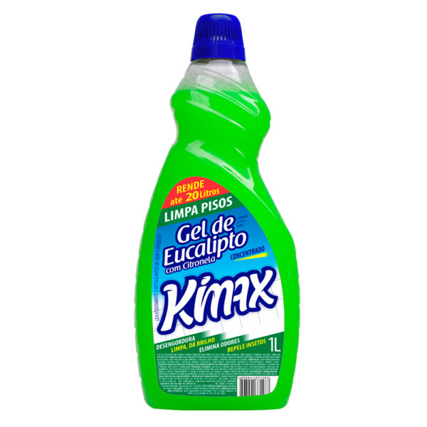 Gel Querosene Kimax Eucalipto 1 litro Limpeza pesada