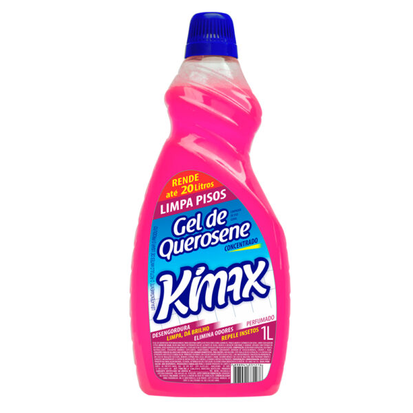 Gel Querosene Kimax Perfumado 1 litro Limpeza pesada
