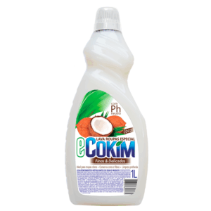 Lava Roupas Kimax Ecokim 1 Litro Cuidado com roupas finas